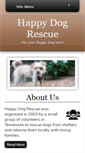 Mobile Screenshot of happydogrescue.org